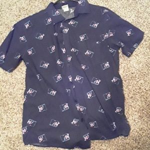 MTV button down shirt